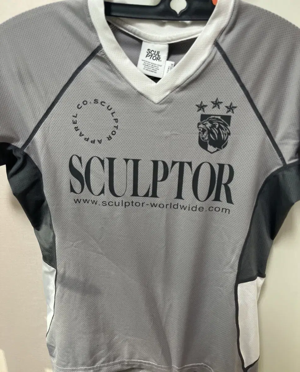 스컬프터 블록코어 반팔티셔츠 Sports Jersey Tee Gray